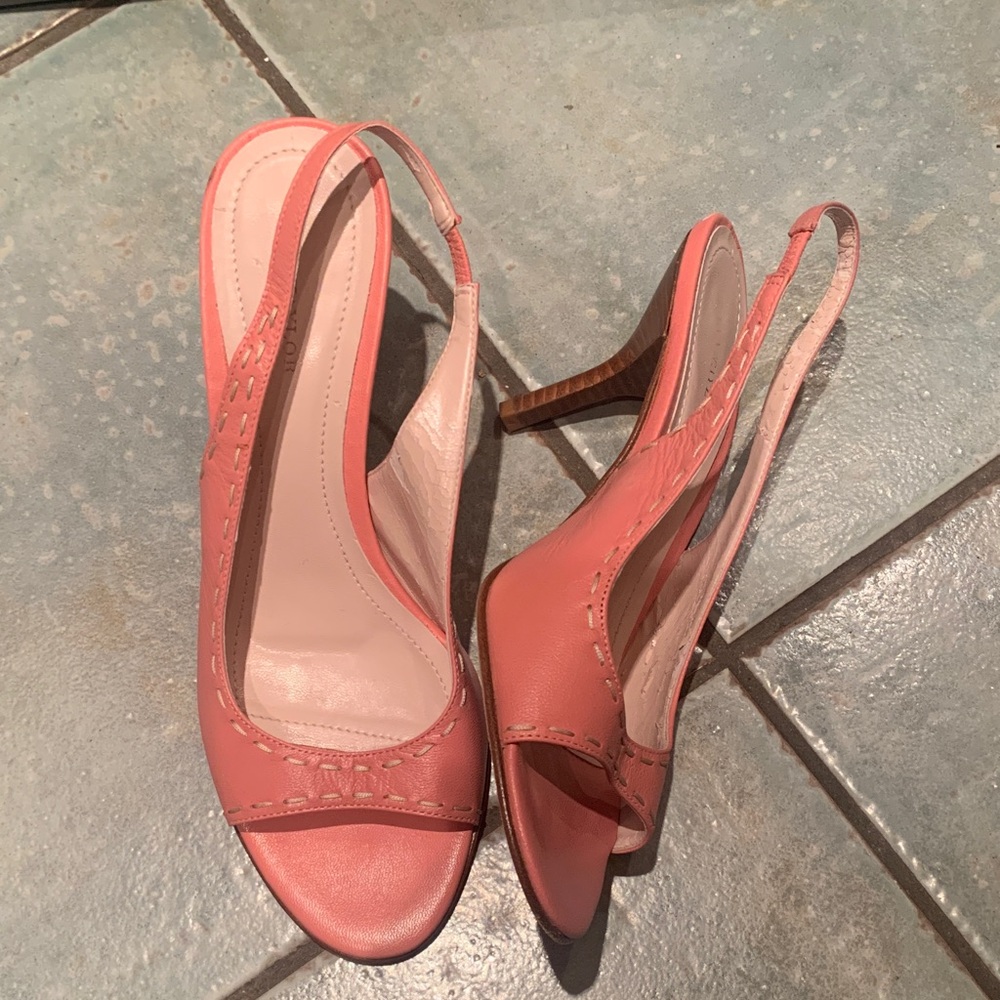 Elegant Pink Slingback Heels